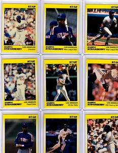 Darryl Strawberry 1991 Star Company LA Dodgers 11-card Factory Sealed BB Set