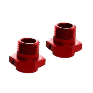 NEW ARRMA Wheel Hex Alum 17mm (16.5mm Thick) Red (2) : Kraton /Outcast - Picture 1 of 1
