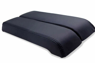 Se adapta a 03-05 Infiniti FX 35 cuero sintético consola central reposabrazos cubierta negra Foto 1 de 4