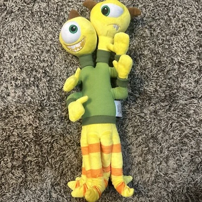 Disney Pixar Monstruos Universidad Terry & Terri - Peluche monstruo de dos cabezas 16" Foto 1 de 4
