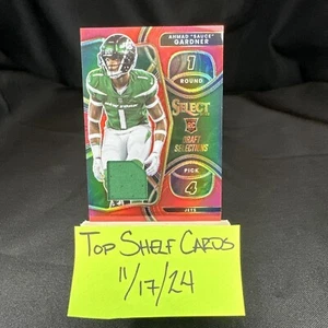 2022 Panini Select - Draft Selections Memorabilia Red Prizm #DS-20 Ahmad Gardner - Picture 1 of 3
