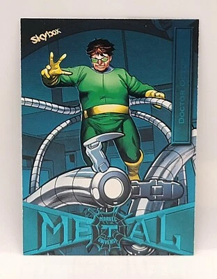 DOCTOR OCTOPUS 2021 SKYBOX MARVEL METAL UNIVERSE /50 LIGHT FX TURQUOISE #22 - Image 1 of 2