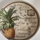 THE CARIBBEAN Island Of Pineapple West Indies Series Decorative Plate 8” Plate