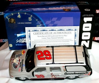 2001 Brookfield Bank #29 Kevin Harvick Slammed Suburban Looney Tunes 1/24 X-RARE - Image 1 of 4