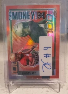 2023 Leaf Metal Draft Zay Flowers So Money Red Ssp #2/3 - Picture 1 of 2