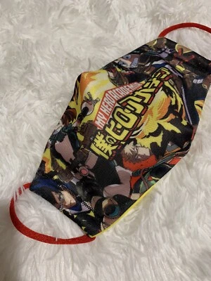 Anime Fashion Face Mask PolyCotton Stretch My hero academia - Image 1 of 4