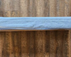 Pottery Barn Evelyn Chambray Roman Shade 32x64 New Blackout - Picture 1 of 4