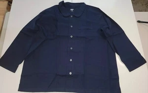 Lands End Shirt Mens Size 3XL Button Up Long Sleeve Blue - Picture 1 of 6