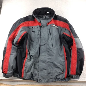 VTG Spyder Snow Ski Jacket Men's XL Red Color Block Thinsulate Nylon Insulated - Picture 1 of 8