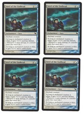 MTG Magic The Gathering Shadowmoor Steel of the Godhead X 4 Enchantment Aura