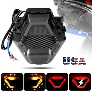Luz trasera LED integrada freno señal de giro para YAMAHA MT03 MT07 MT25 YZF R3 R25 - Imagen 1 de 9
