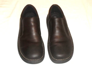 Thom McAn leather men's clog style high back slip-on shoes size 12 - Picture 1 of 7