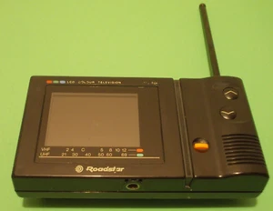 Vintage ROADSTA LCD Color Television Model CTV-904 - PORTATILE A BATTERIA - Imagen 1 de 11