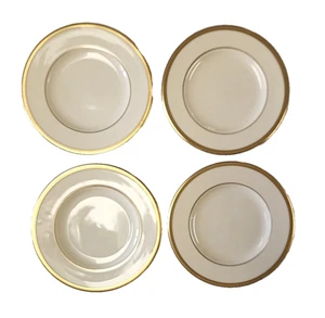 4 Lenox Smoking Gold Muster 6 3/8" Brot-/Dessertteller - Bild 1 von 9