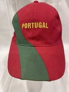 Men's Logo Red Cap - Red Logo is Embrodered Portugal Adjustable Good Condition - Picture 1 of 13