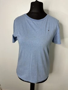 TOMMY HILFIGER Boys Blue Crew Neck Short Sleeve T-shirt Size 164 (age 14yr) - Picture 1 of 6