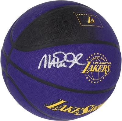 Magic Johnson Lakers Signed Wilson 2024-25 City Edition Collector's Basketball - Image 1 of 4