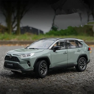 1:32 Toyota RAV4 Alloy Diecast SUV Model Sports Car Sound Light Kids Gift Toys - Image 1 of 4
