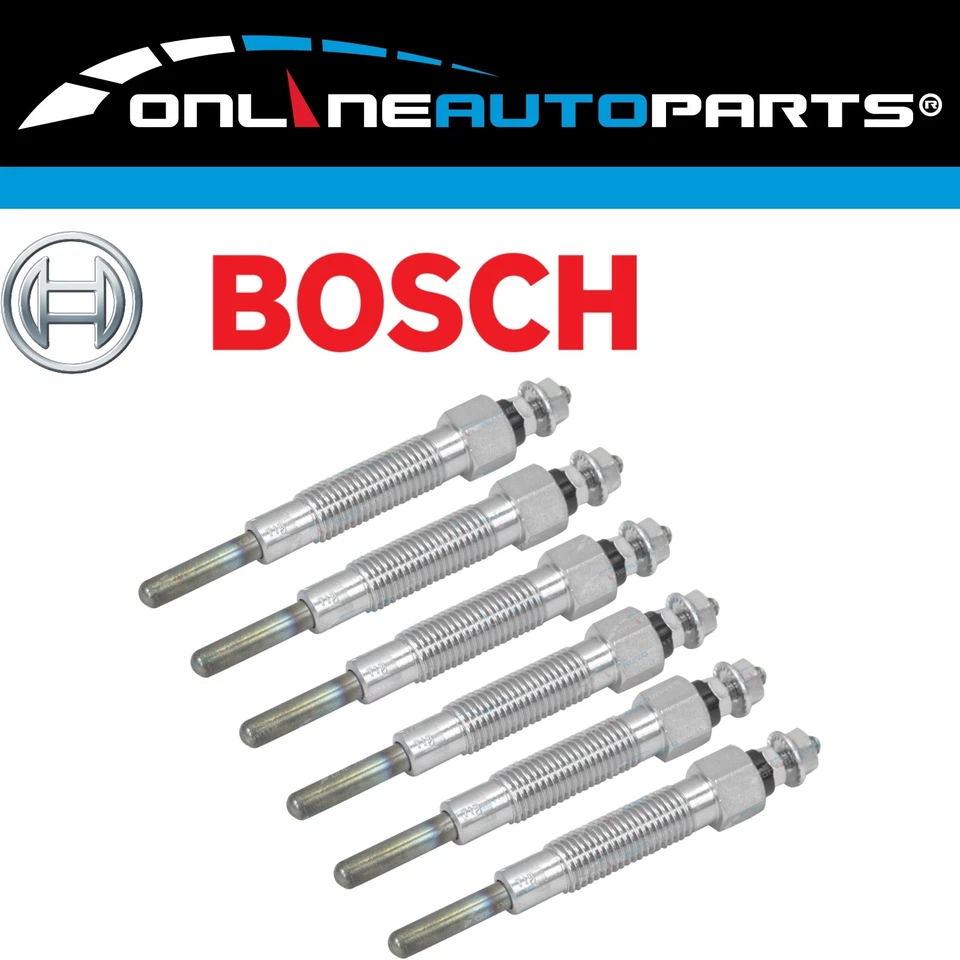 Set of 6 Diesel 24volt Glow Plugs for Patrol GQ 88-99 6cyl TD42 4.2L Engine 24v - Image 1 of 1