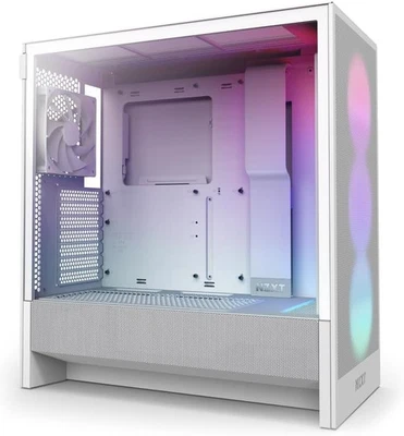NZXT H5 Flow RGB - Compact ATX Mid-Tower PC Gaming Gehäuse - High Airflow - F360 - Bild 1 von 4