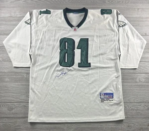 TERRELL OWENS #81 PHILADELPHIA EAGLES GIOCATORI NFL sul campo REEBOK bianco taglia 58 - Foto 1 di 16