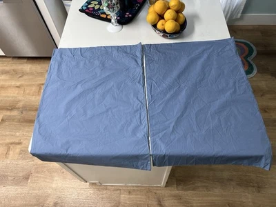 New The Company Store Blue Classic Cotton Sateen Standard Pillowcases - Image 1 of 4