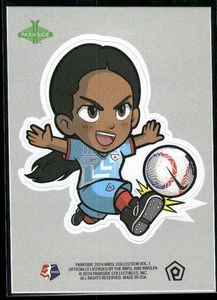 2024 Parkside NWSL Collection #NNO Mallory Swanson Chibi Stickers - Picture 1 of 2