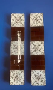 ANTIQUE Fireplace  Tile Set / Complete 10 Tiles - Picture 1 of 11