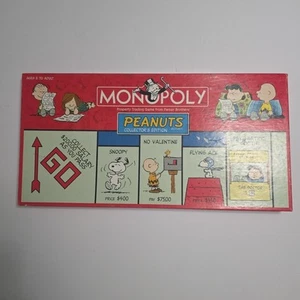 MONOPOLY PEANUTS EDIZIONE DA COLLEZIONE 2002 SNOOPY GIOCO DA TAVOLO DI SCHULTZ COMPLETO - Foto 1 di 8
