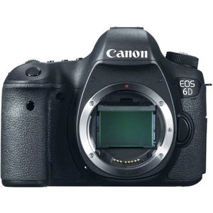 Canon EOS 6D Digital SLR Camera Body Only 20.2MP Built-in Wi-Fi Viewfinder Black - Picture 1 of 12