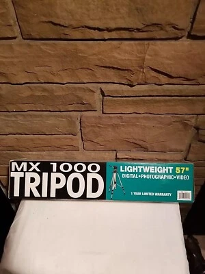 New MX-1000 LIGHTWEIGHT 57" TRIPOD DIGITAL PHOTO CAMERA VIDEO STAND . - Image 1 of 4