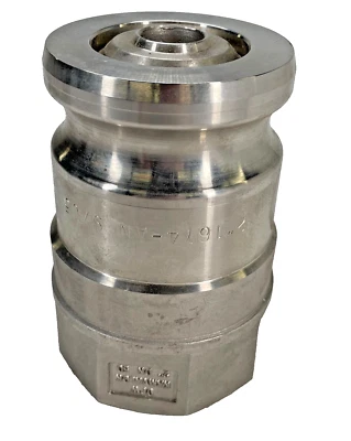 OPW 1674AN-SS20 Kamvalok Coupler 2" FNPT, 316 Stainless Steel, PTFE Seals - Image 1 of 4