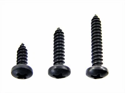 Datsun Interior Trim Screws- #8 x 1/2" to 1" Long Pan Head- 75pcs (25ea)- #334 - Image 1 of 4
