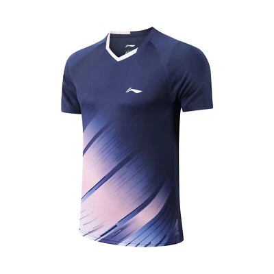 2023 New Li-Ning men's badminton Tops Table tennis clothes T-Shirts - Image 1 of 4