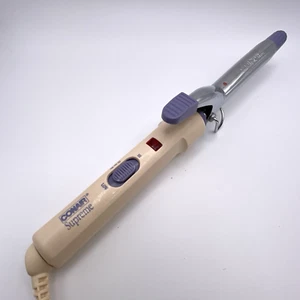 Vtg Conair Supreme 3/4” Barrel Curling Iron Vintage Textured Curls CD36 TESTED - Picture 1 of 7