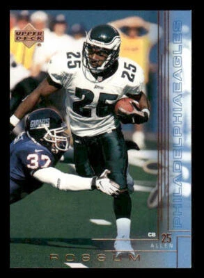 2000 Upper Deck #158 Allen Rossum Philadelphia Eagles - Image 1 of 2