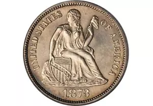 1873-CC LIBERTY SENTADO CENTAVO PÓSTER BRILLANTE FOTO monedas moneda moneda 123 - Imagen 1 de 1