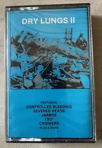 Various Dry Lungs II Cassette on Placebo Records, Punk Rock, 1986 Release, NEW - Foto 1 di 3