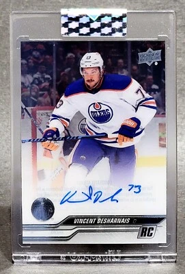 2023-24 Upper Deck Clear Cut #CC-DE Vincent Desharnais - Image 1 of 2