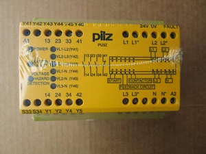 Pilz 775505 Safety Relay PU3Z 120-240VAC 3n/o 1n/c 6so NEW!!! in Sealed Pack - Picture 1 of 4