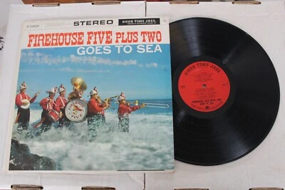FIREHOUSE FIVE PLUS TWO GOES TO SEA LP 12" CLEAN VINYL VG++ GOOD TIME JAZZ Foto 1 de 4