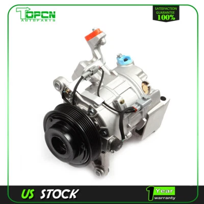 AC A/C Compressor and Clutch For 2001 2002 2003 2004 2005 Lexus GS300 IS300 3.0L - Image 1 of 4