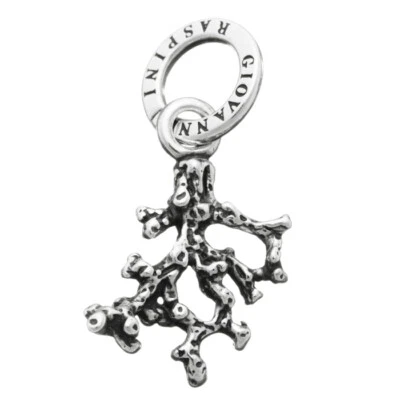 Charm Donna Giovanni Raspini Argento 925 Ramo Corallo Realizzato A Mano 06453 - Immagine 1 di 2