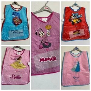 GREMBIULE ANTIMACCHIA PVC BAMBINI ASILO SCUOLA IMPERMEABILE DISNEY - Imagen 1 de 12