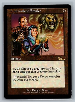 Magic The Gathering Urza's Legacy Quicksilver Amulet #130/143 MTG TCG CCG - Image 1 of 2
