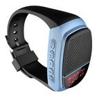 Wrist Watch Bluetooth Speaker with FM Radio Portable Outdoor Sports Running 