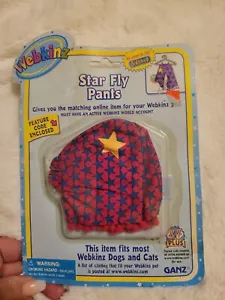 Webkinz Clothing Star Fly Pants With Online Code From Ganz Plush - Picture 1 of 6