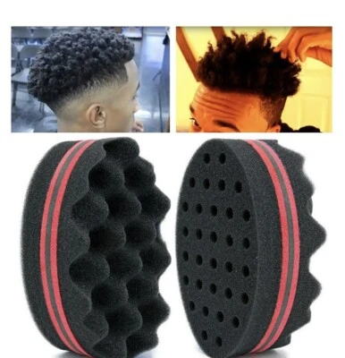 Curly Hair Sponge Hairdresser Magic Dreads Locking Twist Coil Afro Curl Tool - Image 1 of 4