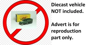 Matchbox reproduction pair of grey rubber tracks for 49a US Half Track - Picture 1 of 5