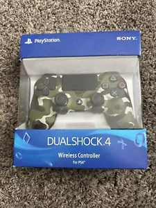 Sony Playstation 4 Dualshock Wireless Controller - Green Camo - As Is - Picture 1 of 4